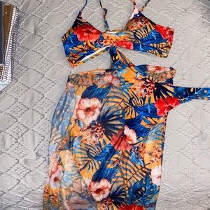 3 pc bathing suit